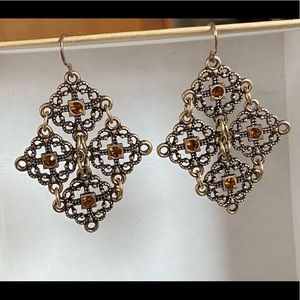 Earrings gold/antique gold